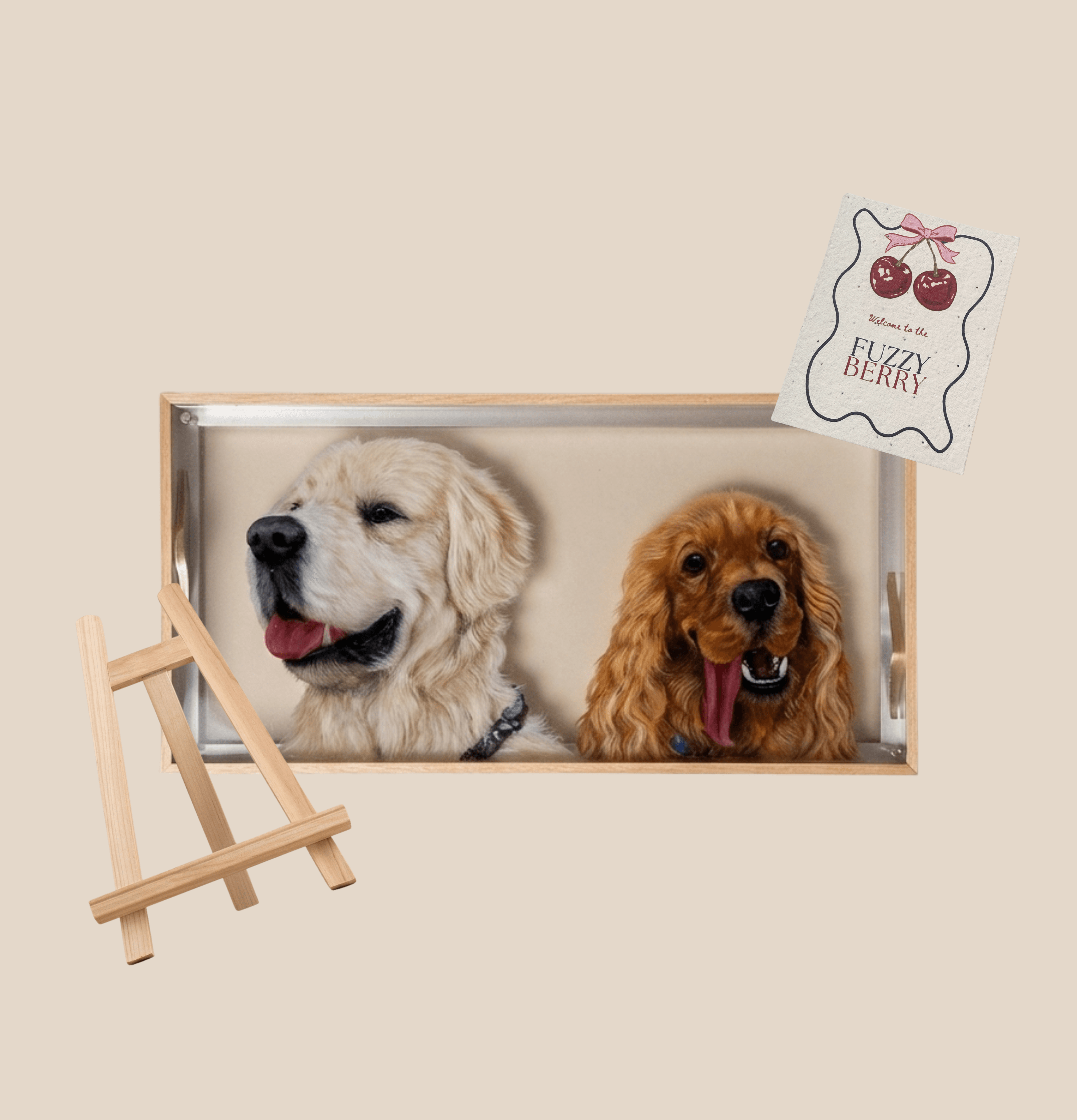 Unboxing a Fuzzy Berry portrait